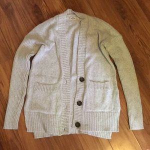 Cream button cardigan